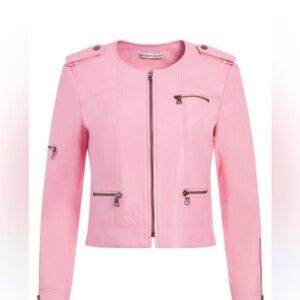 Alice + Olivia leather jacket
